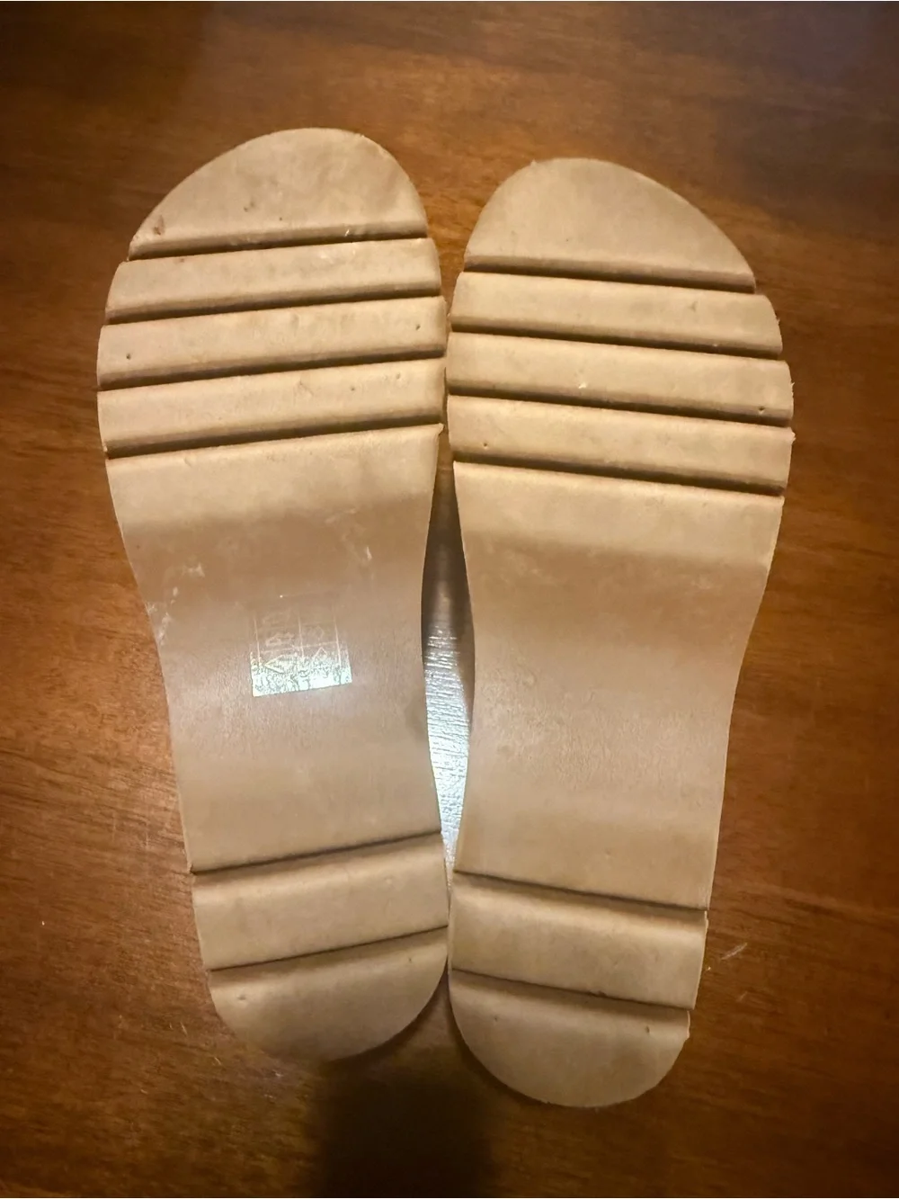 Dream Pairs Women’s Double Strap Cognac Slide Sandals